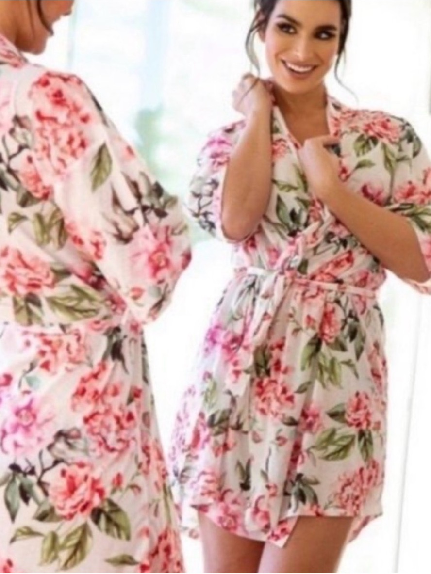 Show Me Your Mumu Floral Wrap Robe